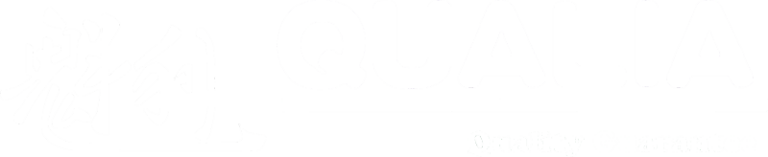 QUALIA's Logo White