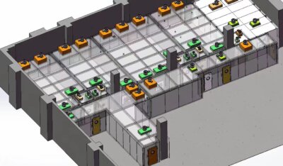 BSL-3/BSL-4 Module Laboratory | QUALIA Modular Labratoray