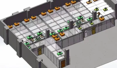 QUALIA Modular Labratoray BSL-3/BSL-4 Module Laboratory | QUALIA Modular Labratoray
